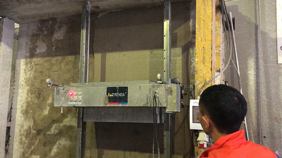 Μεγάλη δεξαμενή ένα μηχανή 1350*700*500mm κονιάματος επικονίασης τοίχων χρονικής φόρτωσης